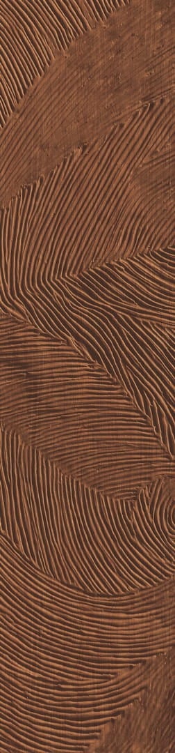 Mural jak drewniane słoje Elitis VP939 01 Nuit Cinetique Bois Sculpte