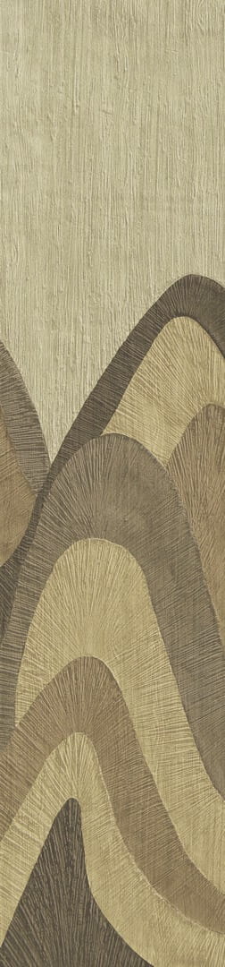Mural jak góry Elitis VP941 01 Pignada Bois Sculpte