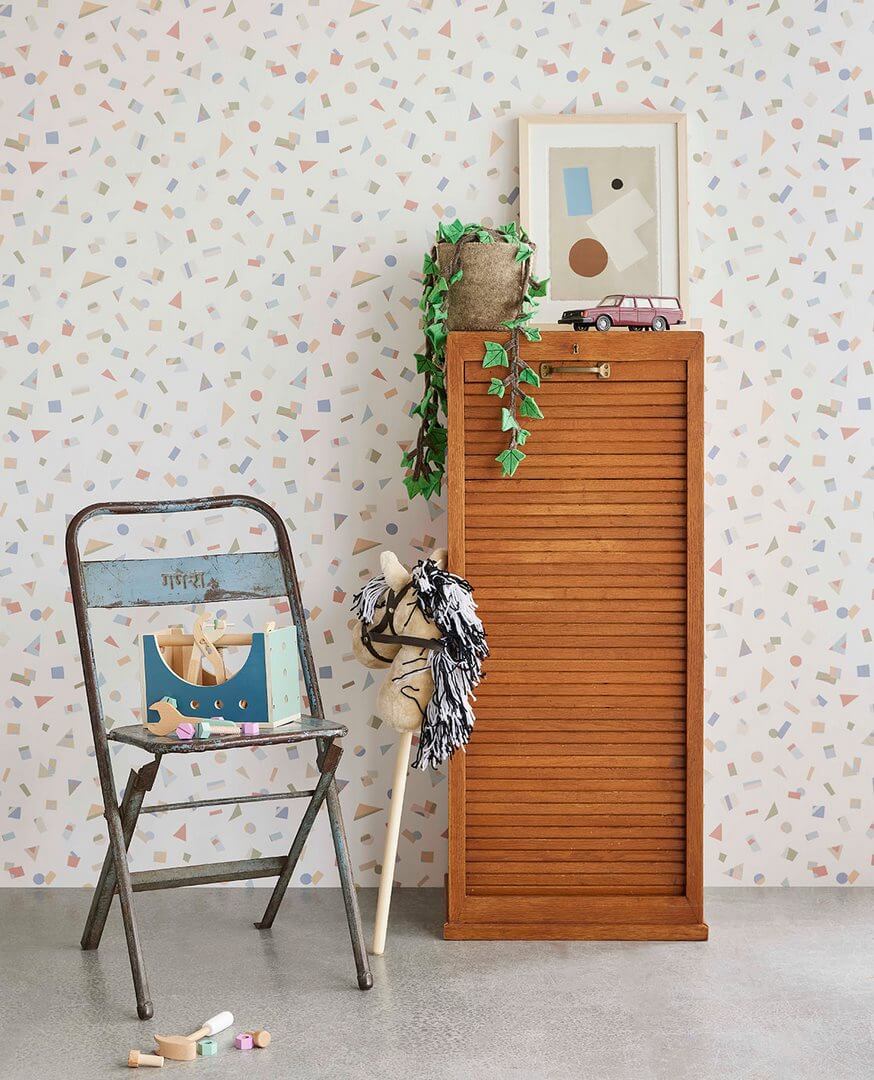 Tapeta geometryczna jak konfetti Eijffinger 323073 Explore