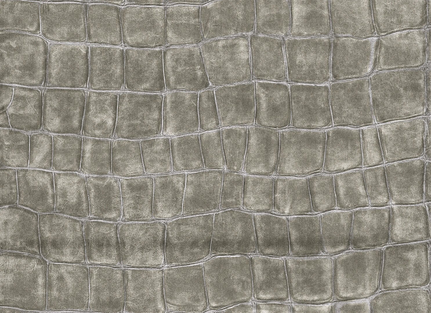 Tapeta skóra krokodyla metalizowana Elitis VP951 91 Big Croco Metal Vibrations