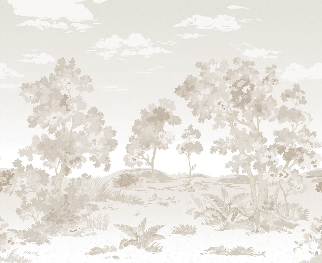 Mural botaniczny krajobraz Boras Tapeter Studio Countryside Landscape 9479W