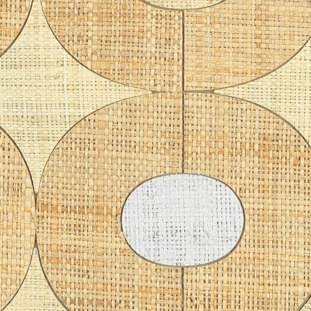 Tapeta naturalna w okręgi Elitis RM1018 02 Pepite Merida