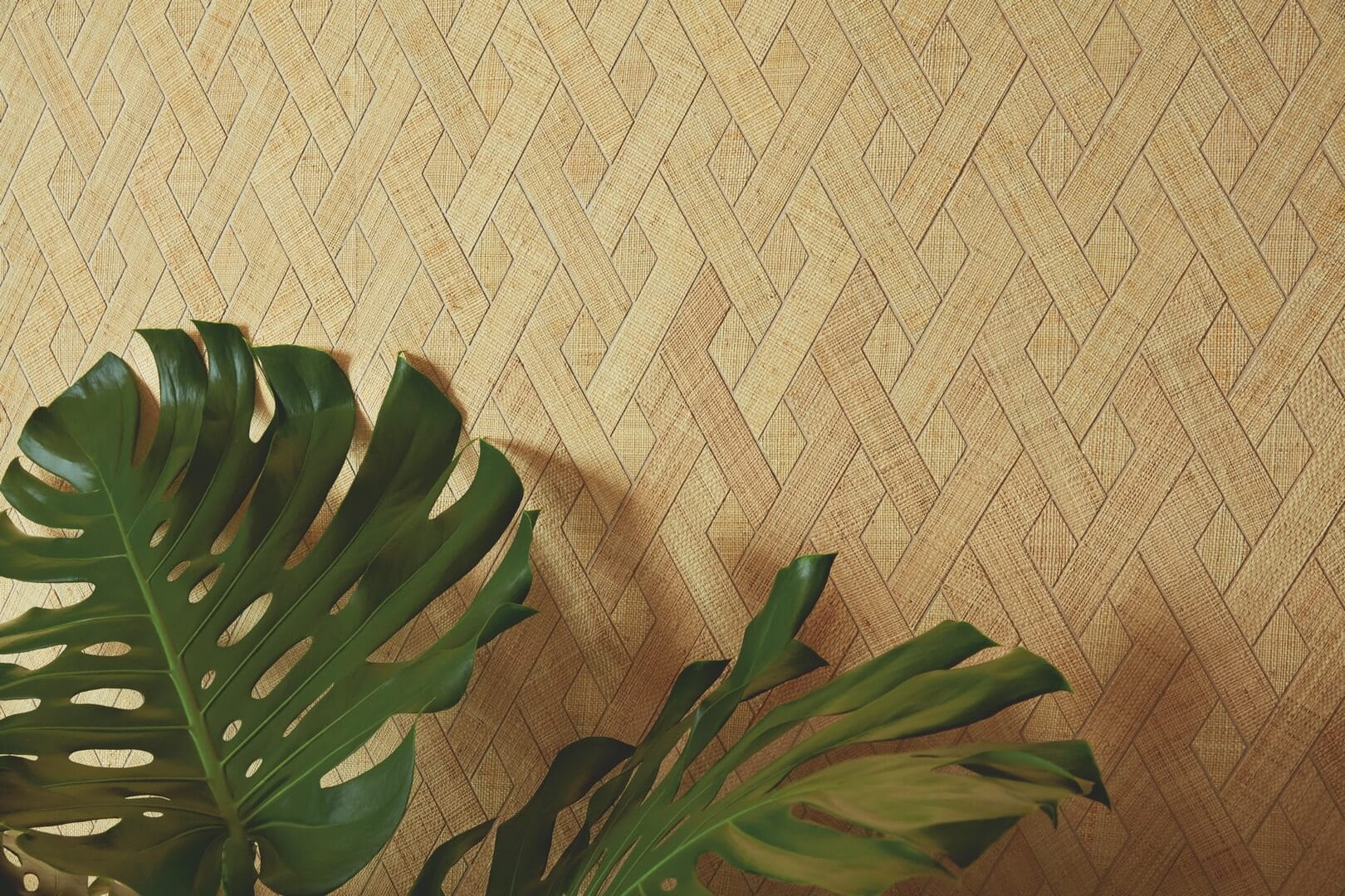 Tapeta naturalna przeplatana kratownica Elitis RM1019 04 Entrelazados Merida