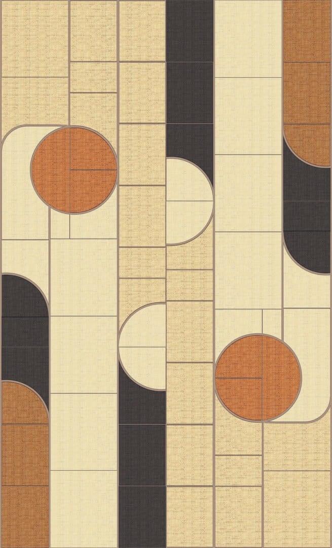 Mural naturalny geometryczny Elitis RM1021 80 Sol Merida