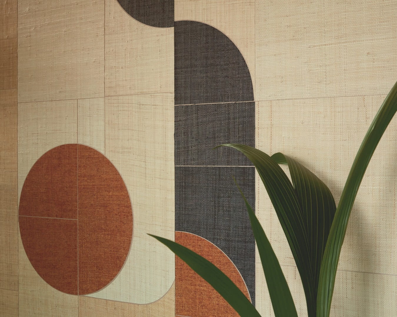 Mural naturalny geometryczny Elitis RM1021 80 Sol Merida
