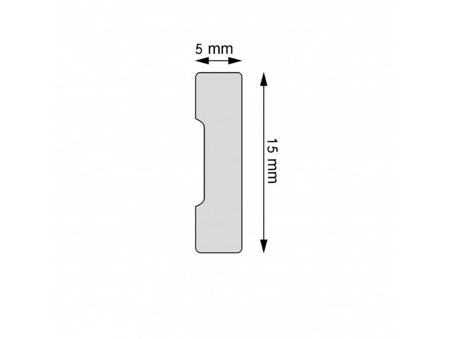 Listwa ścienna LPC-56 Creativa wys. 1,5 cm
