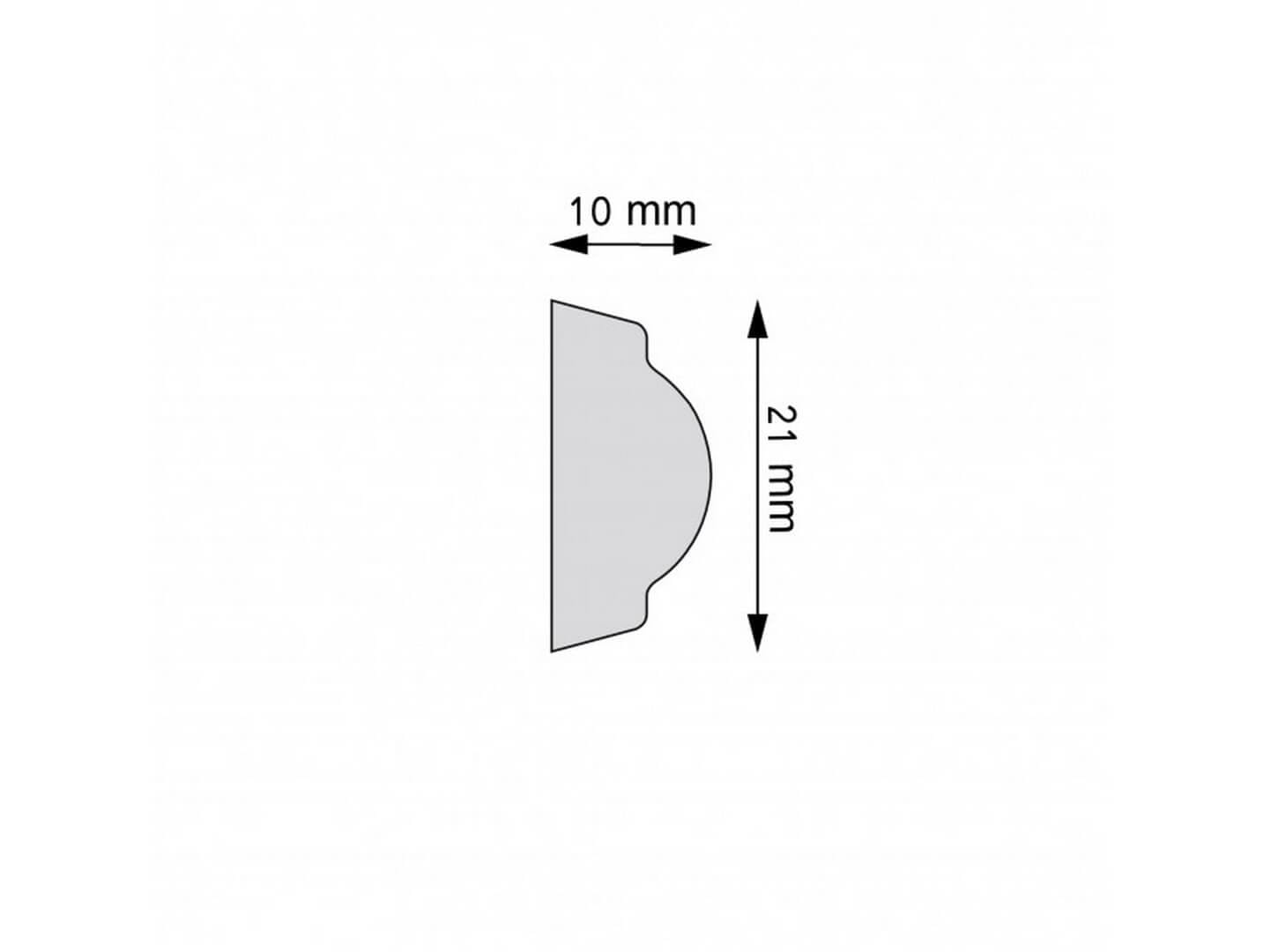 Listwa ścienna LPC-58 Creativa wys. 2,1 cm