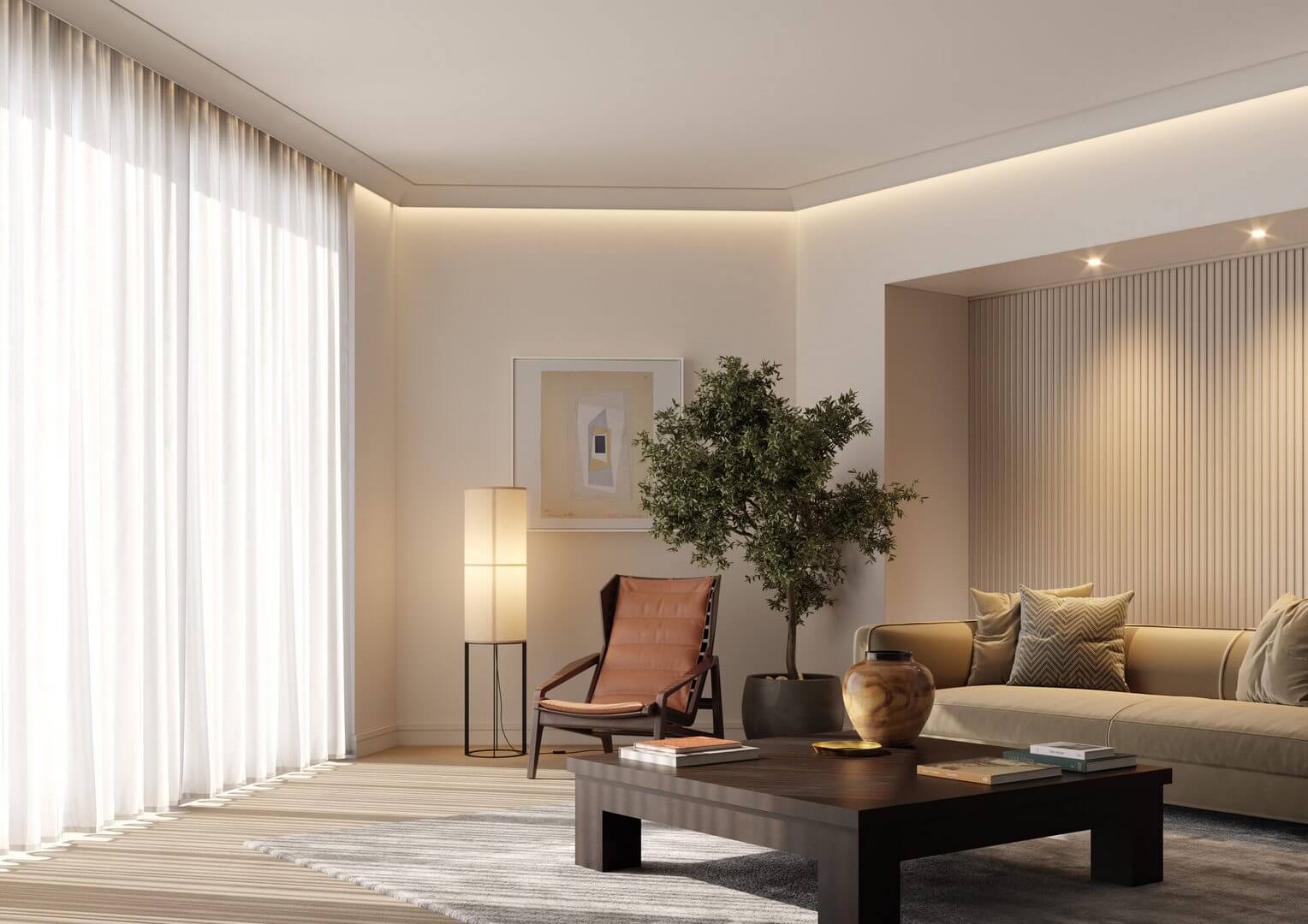 Listwa przysufitowa oświetleniowa LED Wallstyl IL18 Noël & Marquet Noel & Marquet wys. 9 cm