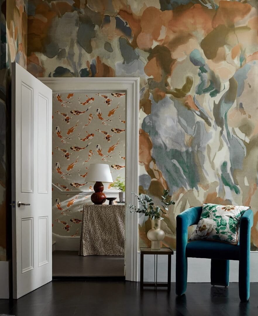 Mural abstrakcyjny las Harlequin 113001 Foresta Colour 4