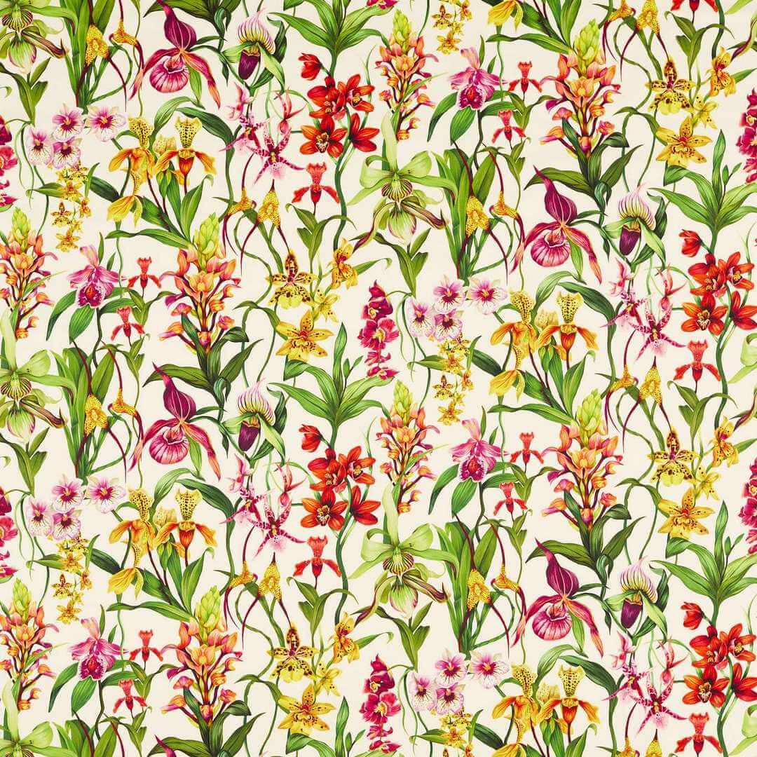 Tkanina bawełniana w kwiaty Harlequin 121167 Kalina Colour 4
