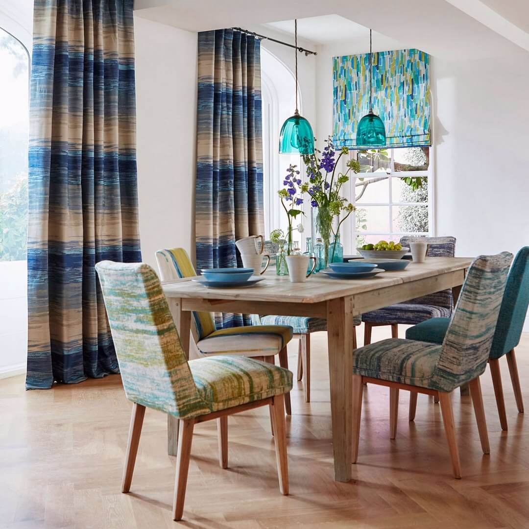 Tkanina w rozmazane paski Harlequin 131851 Chroma Colour 4