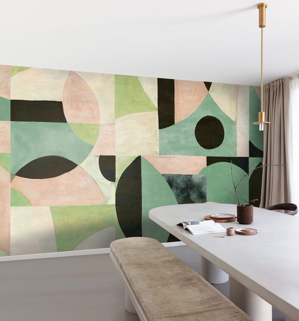 Mural abstrakcyjna geometria Khroma DGILA1054 Patina Aquila