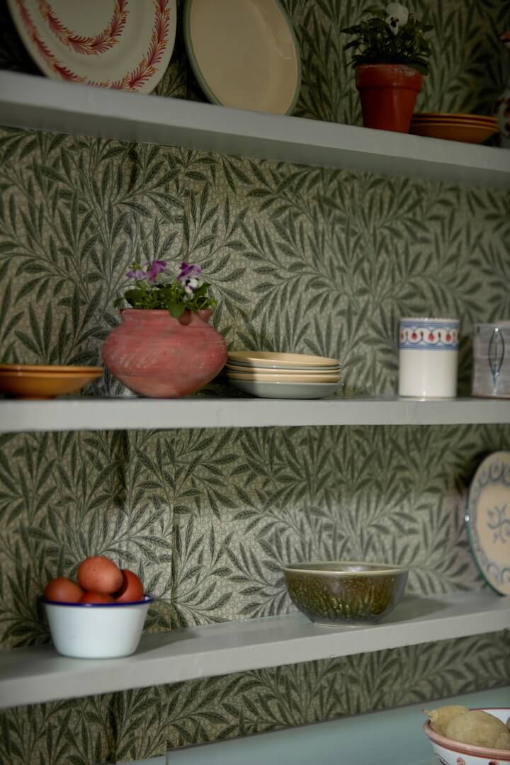 Tapeta liście wierzby Morris & Co. 217184 Emery's Willow Emery Walker's House