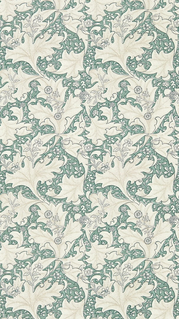 Tapeta liście akantu Morris & Co. 217189 Wallflower Emery Walker's House