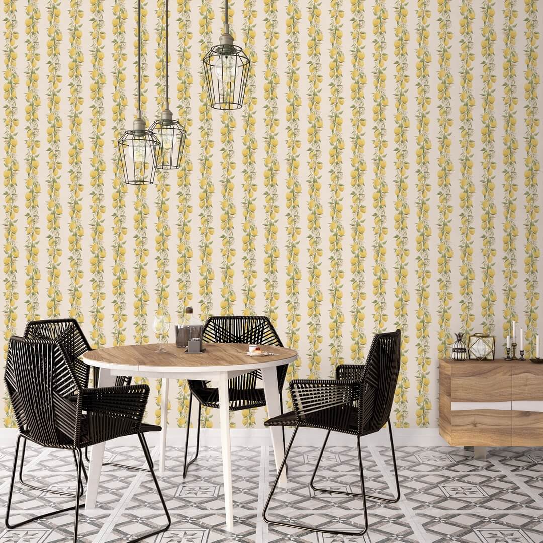 Tapeta kuchenna w cytryny Galerie G45440 Just Kitchens
