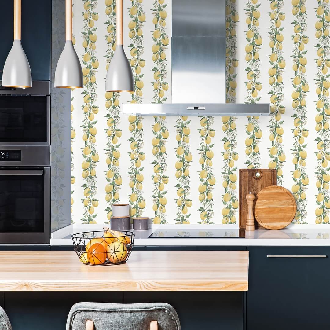 Tapeta kuchenna w cytryny Galerie G45441 Just Kitchens