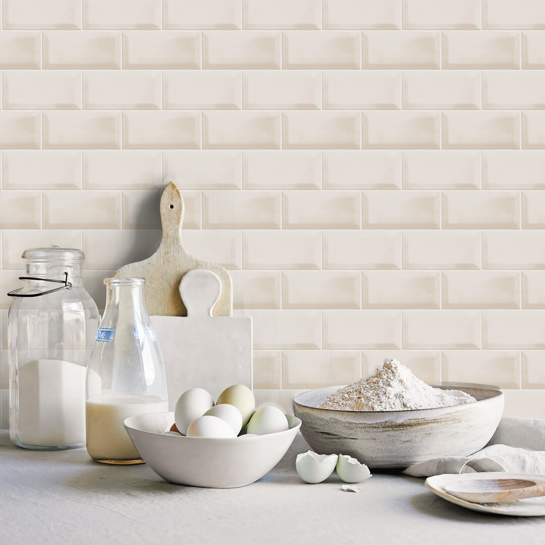 Tapeta kuchenna imitująca płytki ceramiczne Galerie G45444 Just Kitchens