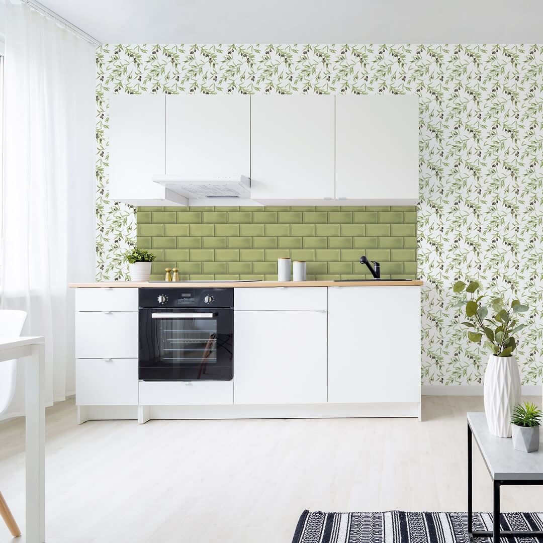 Tapeta kuchenna imitująca płytki ceramiczne Galerie G45446 Just Kitchens