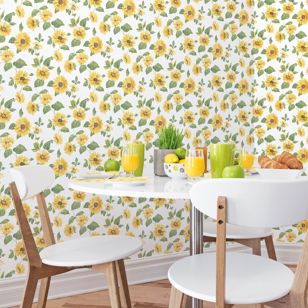 Tapeta kuchenna w słoneczniki Galerie G45458 Just Kitchens