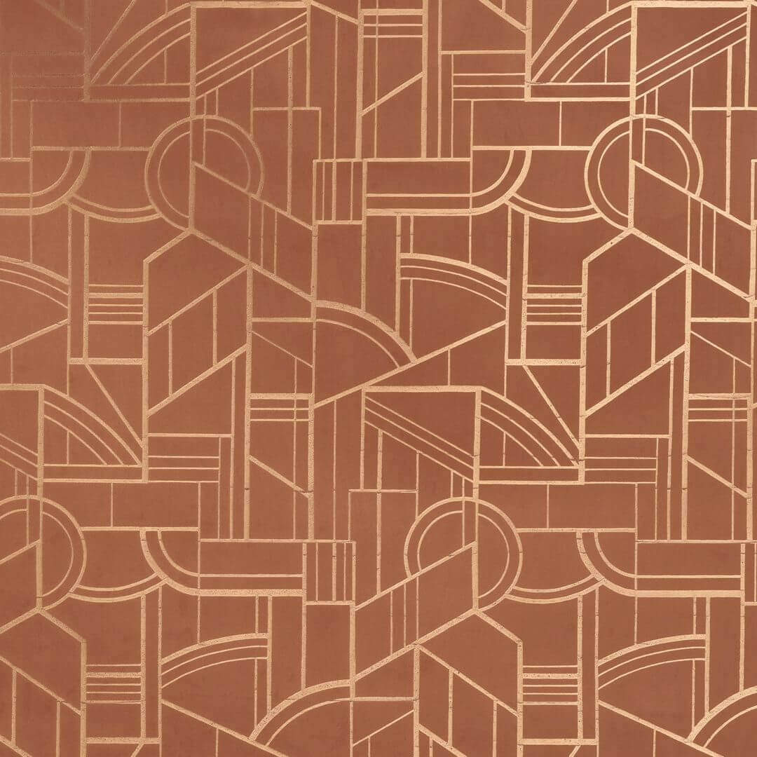 Tapeta tekstylna Art Deco Casamance 71020111 Reims Mellow