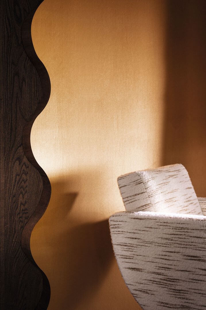 Tapeta tekstylna welurowa Casamance 71051115 Hestia Mellow