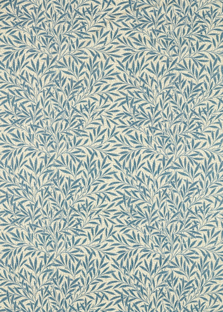 Tkanina w liście wierzby Morris & Co. 227019 Emery's Willow Emery Walker's England