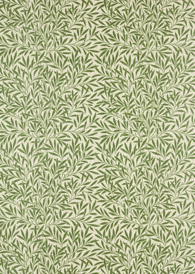 Tkanina w liście wierzby Morris & Co. 227020 Emery's Willow Emery Walker's England