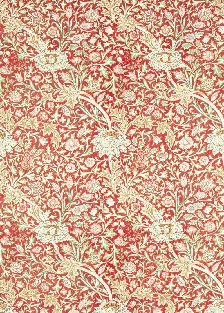 Tkanina z florystycznym wzorem Morris & Co. 227025 Trent Emery Walker's England