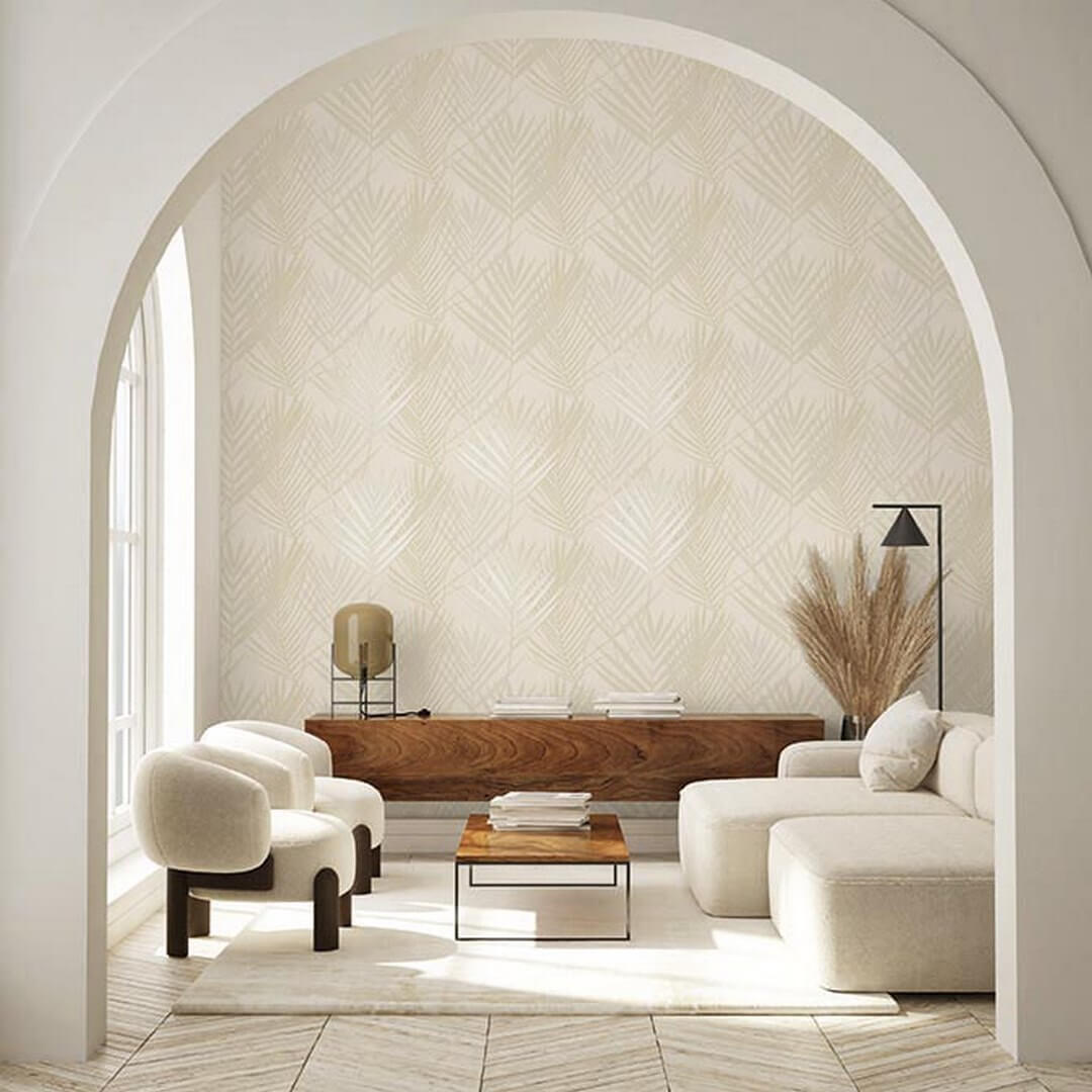 Tapeta palmowe liście Sirpi 20702 Felce Borneo Alta Gamma Evolution Best Of