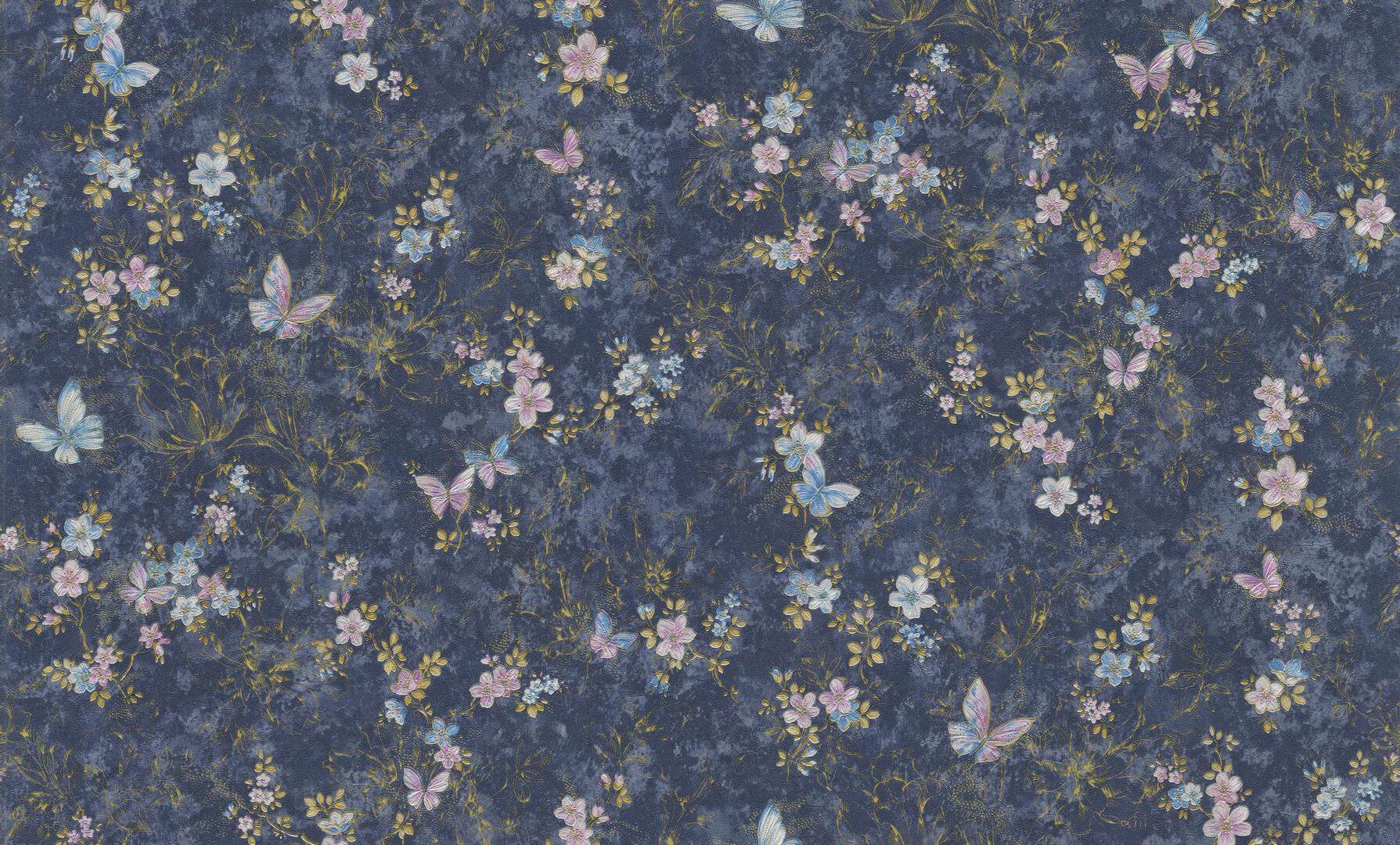 Tapeta motyle i kwiaty Blumarine BM29029 Home Collection N.5 - 106 cm szer.