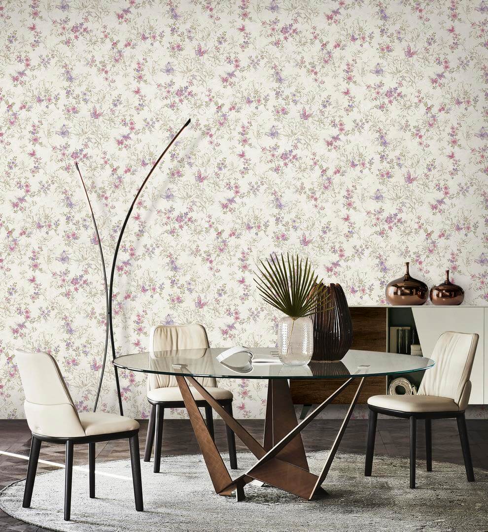 Tapeta motyle i kwiaty Blumarine BM29029 Home Collection N.5 - 106 cm szer.