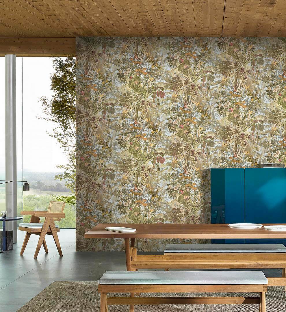 Tapeta tropikalna roślinność Blumarine BM29043 Home Collection N.5 - 106 cm szer.