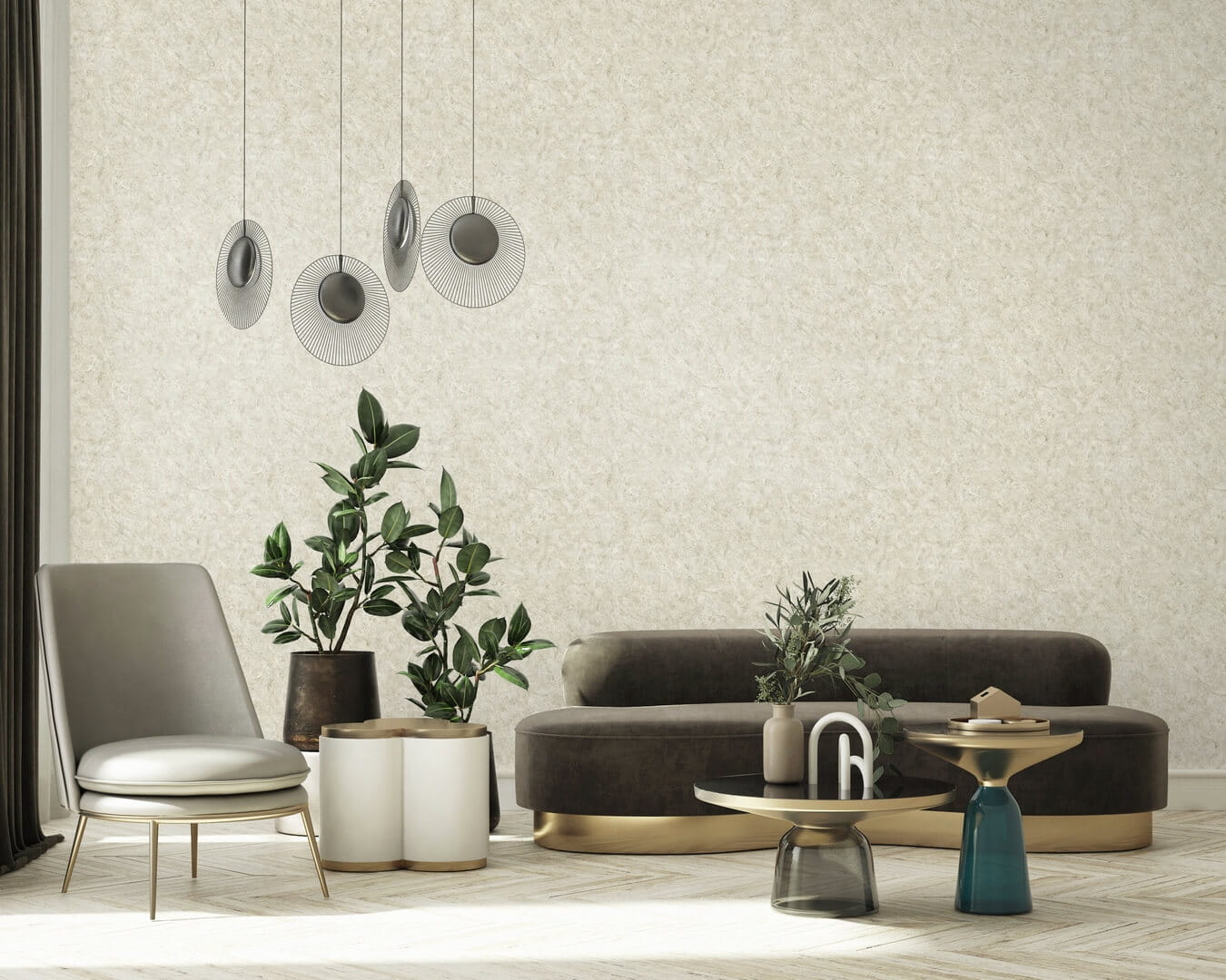 Tapeta imitująca beton Hohenberger 65281 Feronia Divino