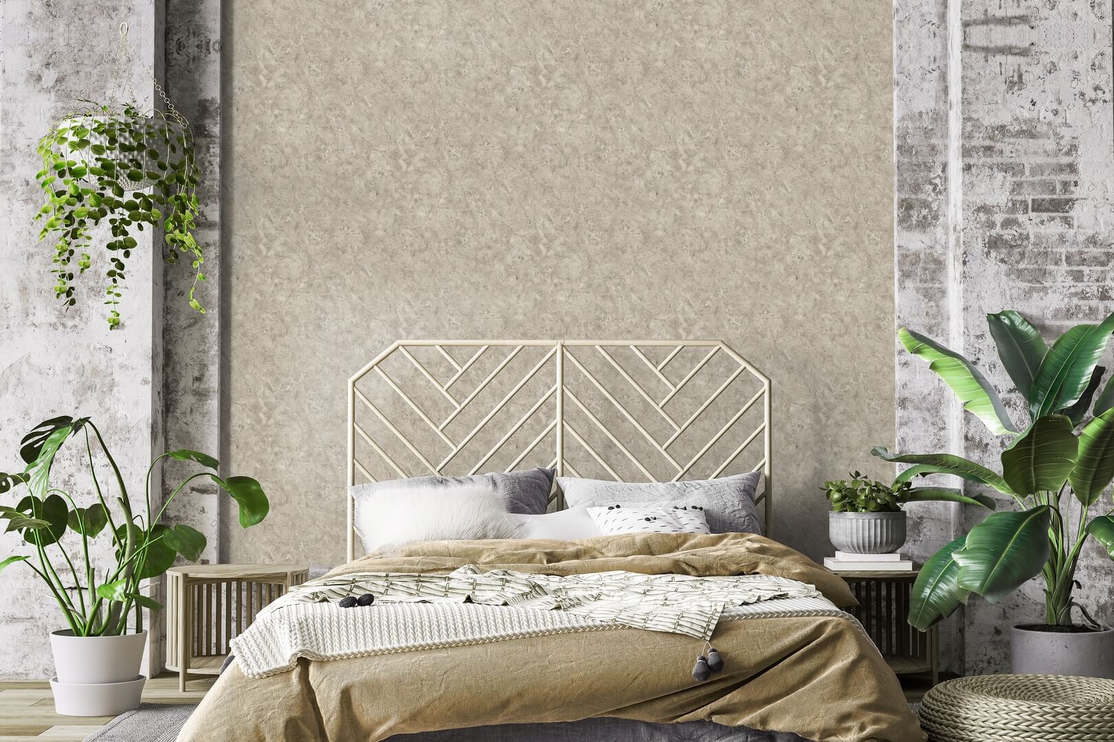 Tapeta imitująca beton Hohenberger 65282 Feronia Divino