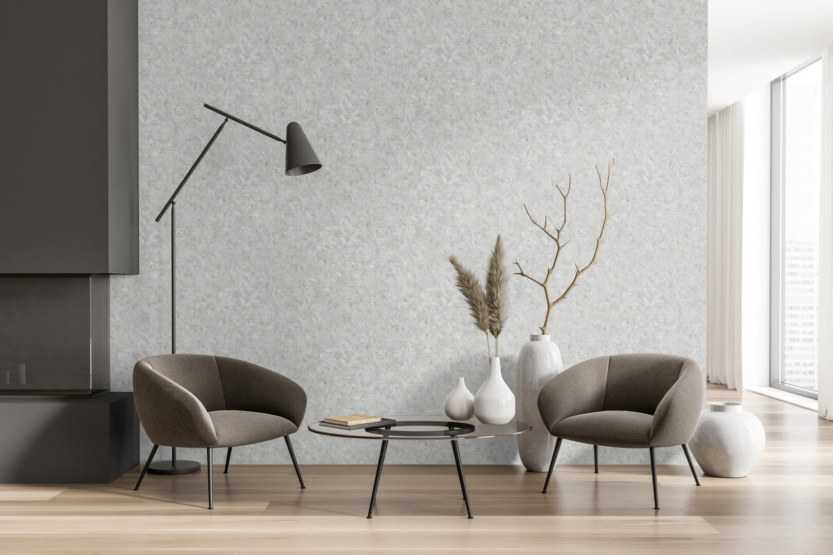 Tapeta imitująca beton Hohenberger 65284 Feronia Divino