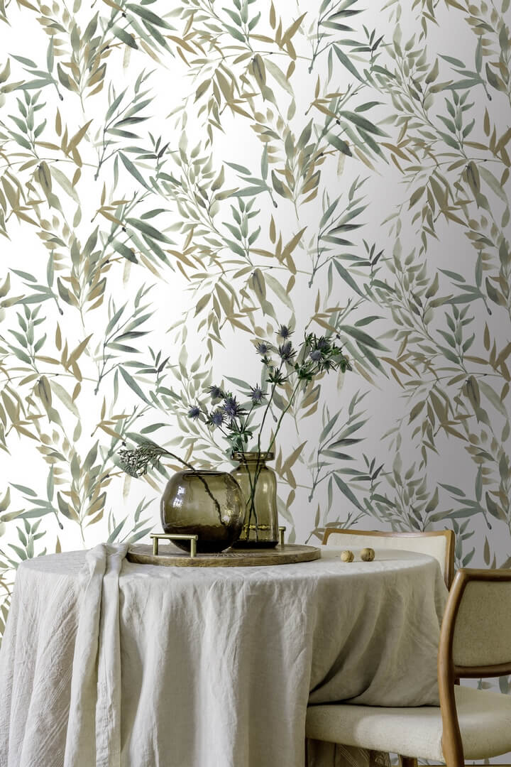 Tapeta liście bambusa Decoprint RE25192 Bambou Reflect
