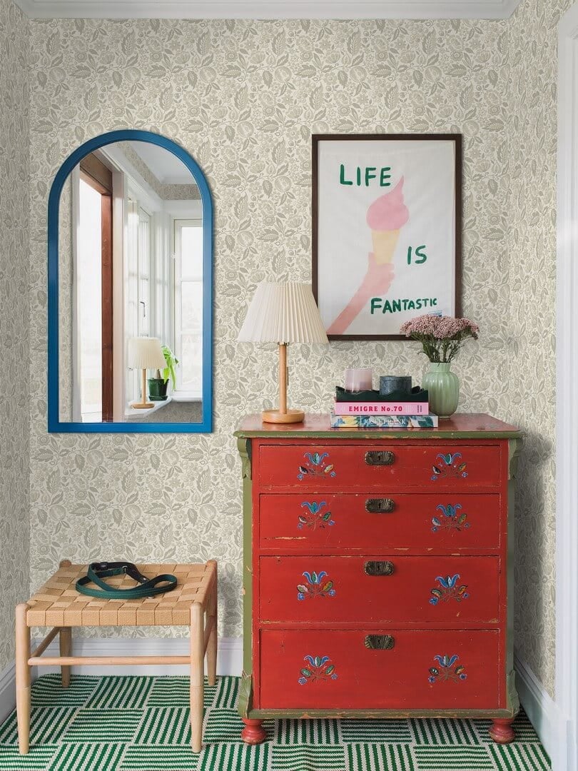 Tapeta botaniczna w owoce Boras Tapeter Elise 4818 New Heritage
