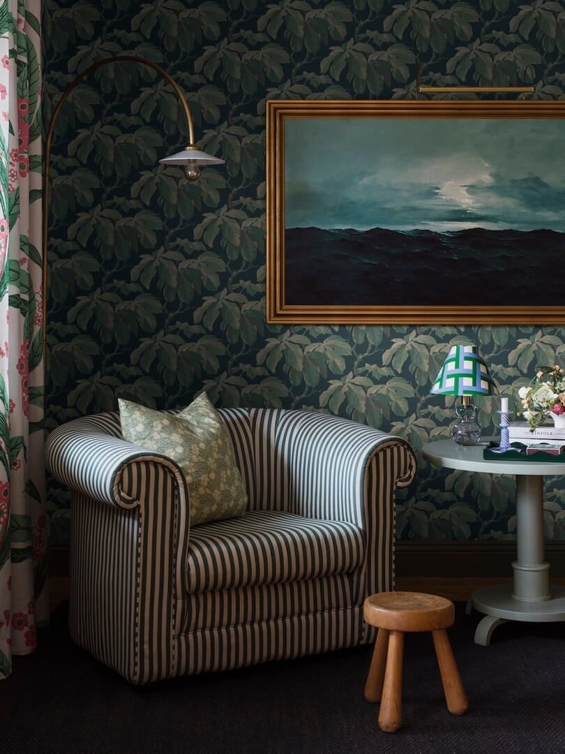 Tapeta liście kasztanowca Boras Tapeter Kastanj 4838 New Heritage