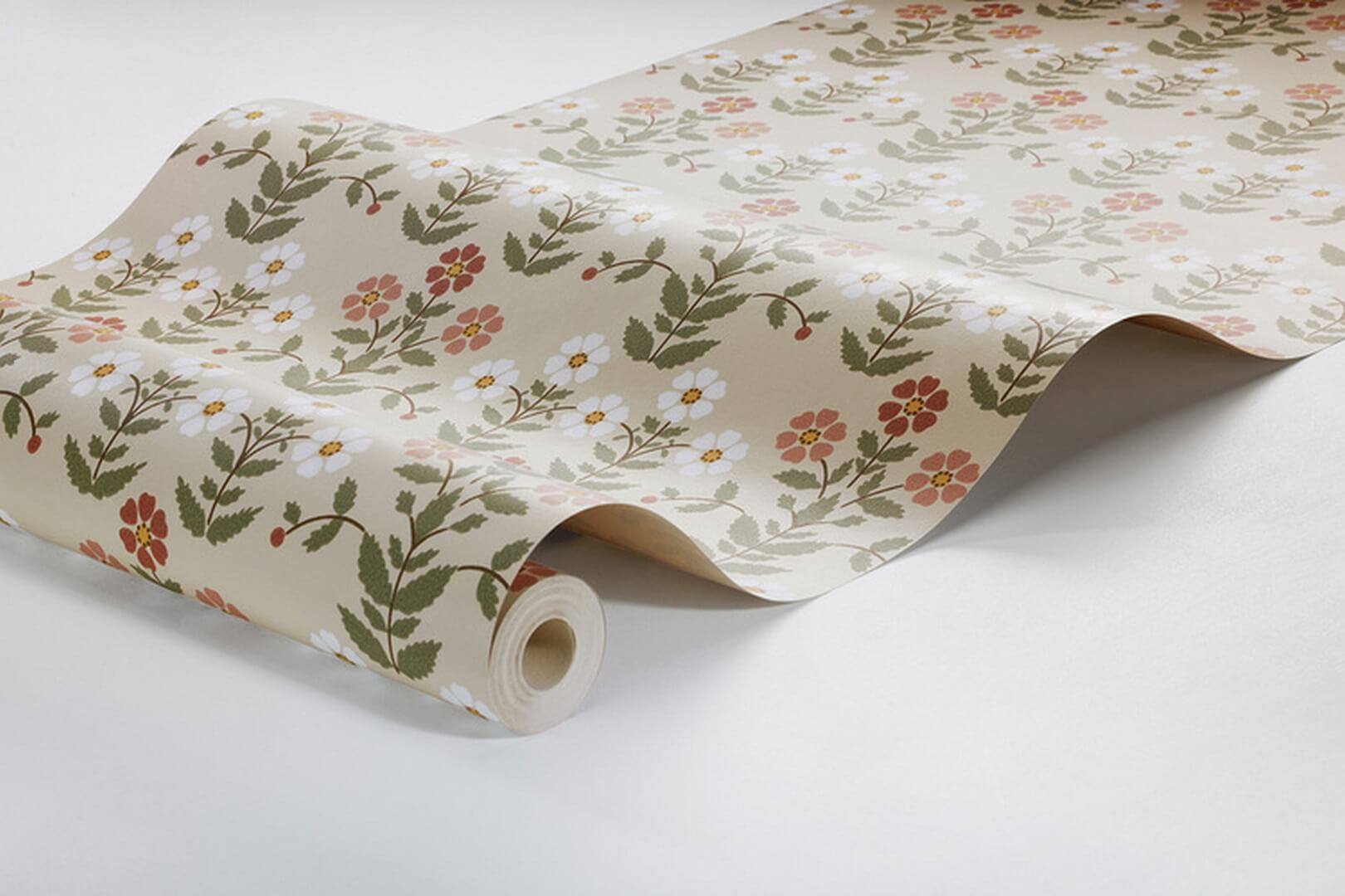 Tapeta kwiaty retro Boras Tapeter Sippor 4810 New Heritage