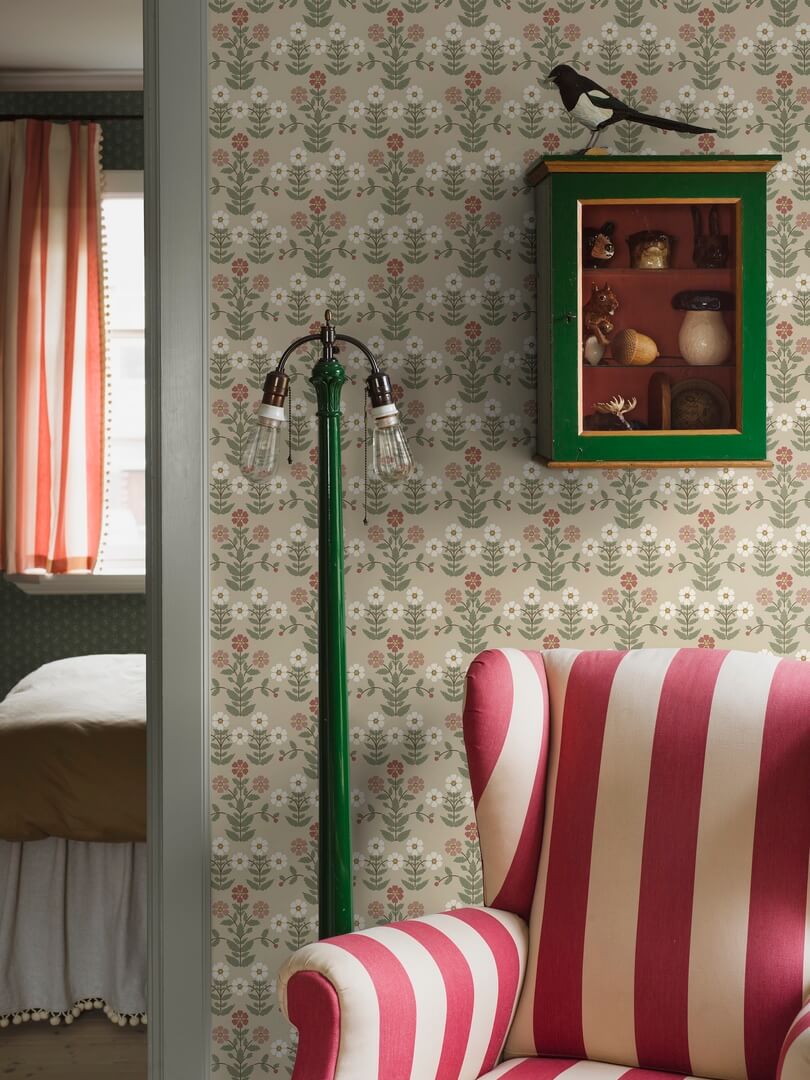 Tapeta kwiaty retro Boras Tapeter Sippor 4810 New Heritage