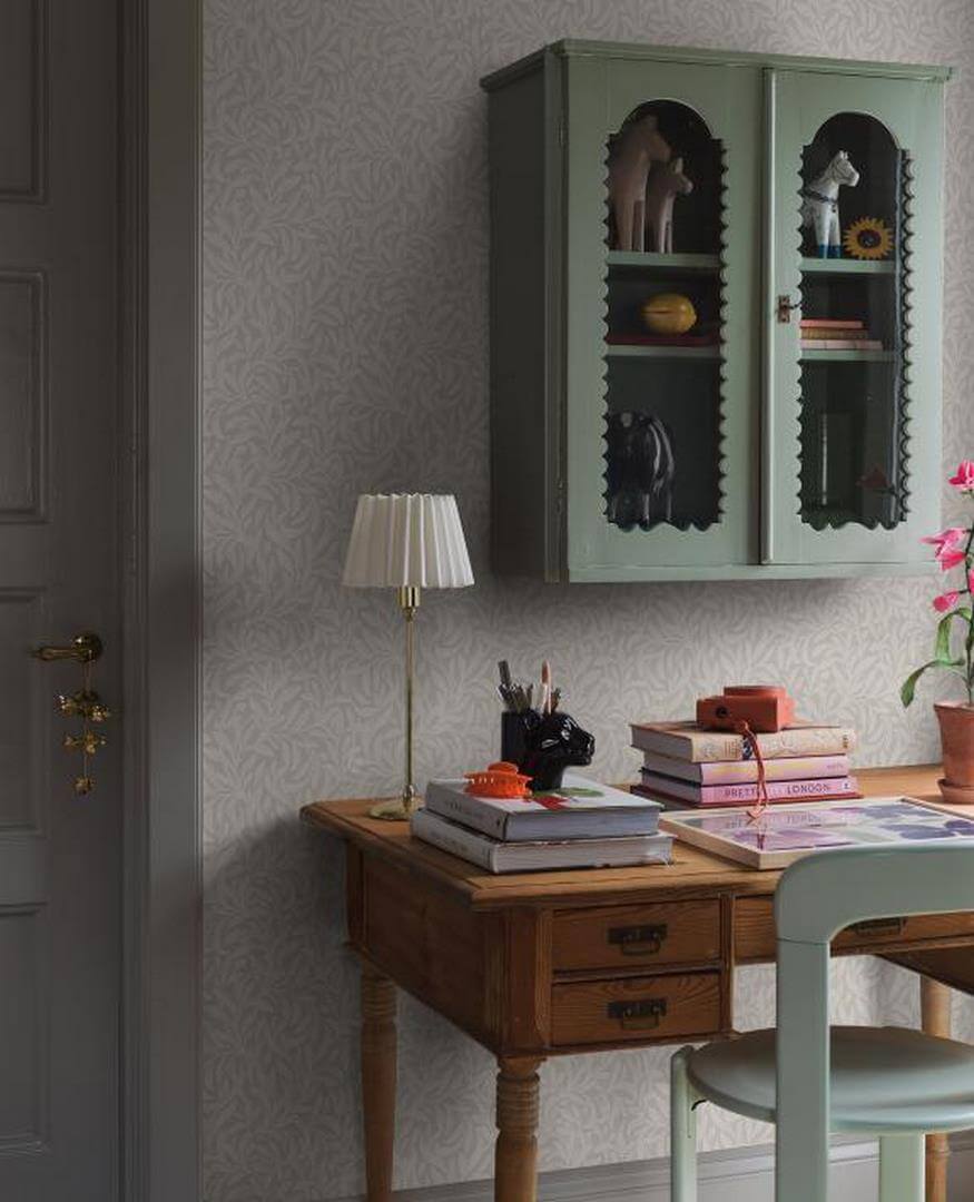 Tapeta liście wierzby Boras Tapeter Vintergrona 4833 New Heritage