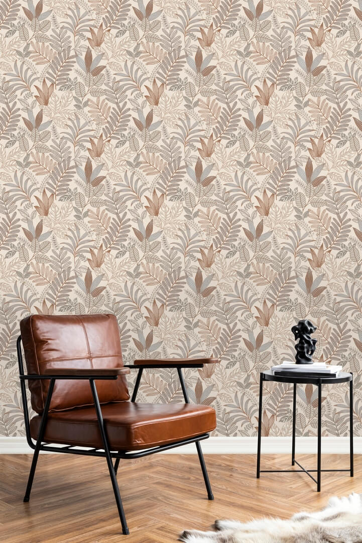 Tapeta liście Decoprint AL26290 Embroidery Allure