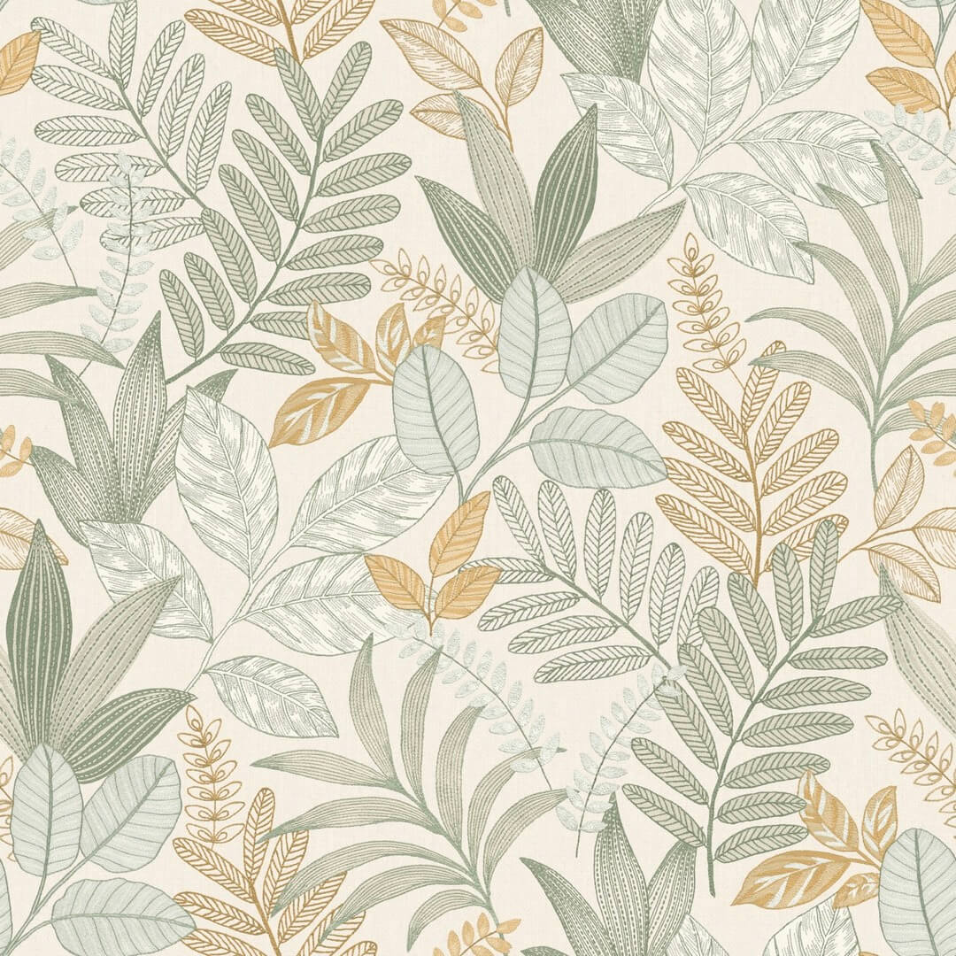 Tapeta liście Decoprint AL26294 Embroidery Allure