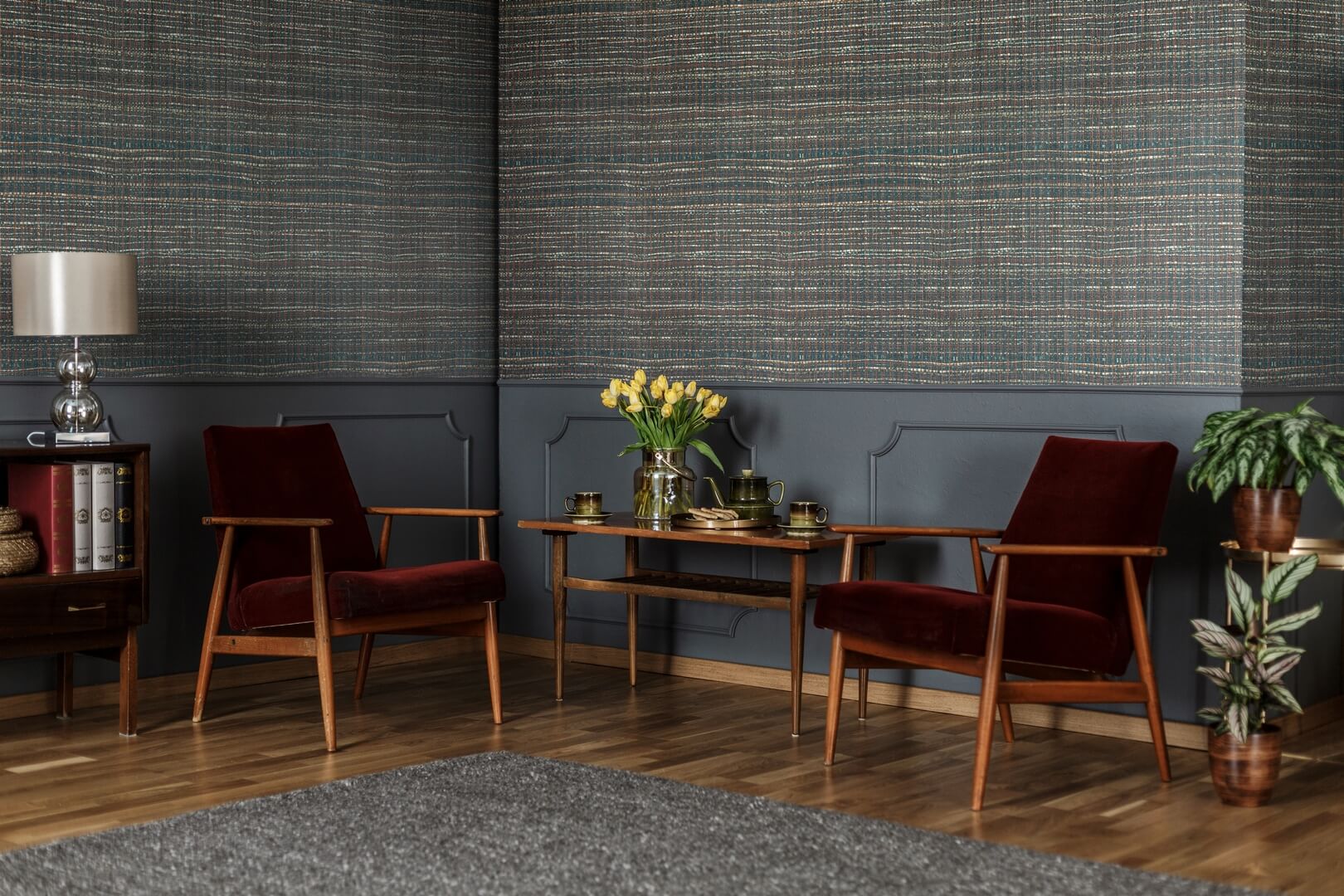 Tapeta imitująca grasscloth Hohenberger 27102 Fondo Pepper