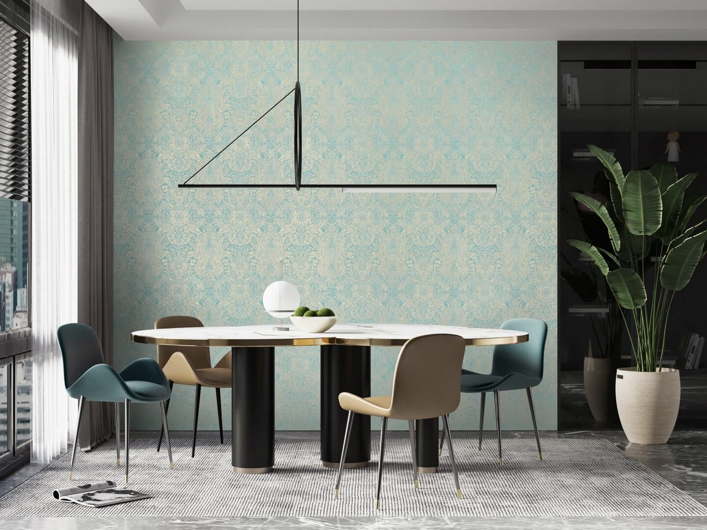 Tapeta ornament Hohenberger 65187 Brocade Precious