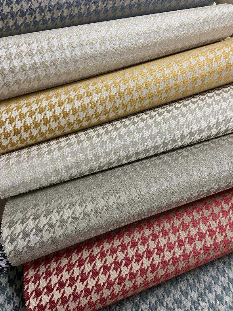 Tapeta tekstylna pepitka Tiffany KT9779-7504 Houdstooth Chance