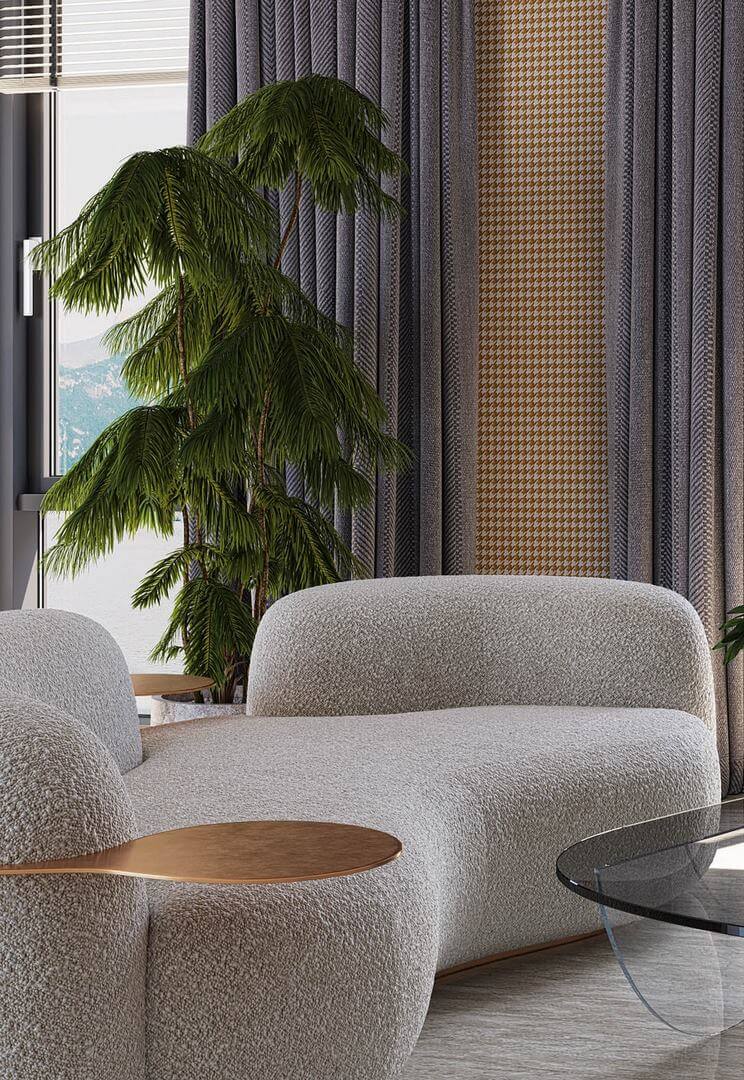 Tapeta tekstylna pepitka Tiffany KT9779-7504 Houdstooth Chance