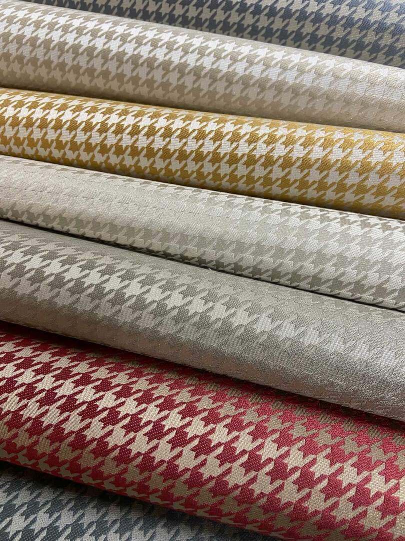 Tapeta tekstylna pepitka Tiffany KT9779-7612 Houdstooth Chance