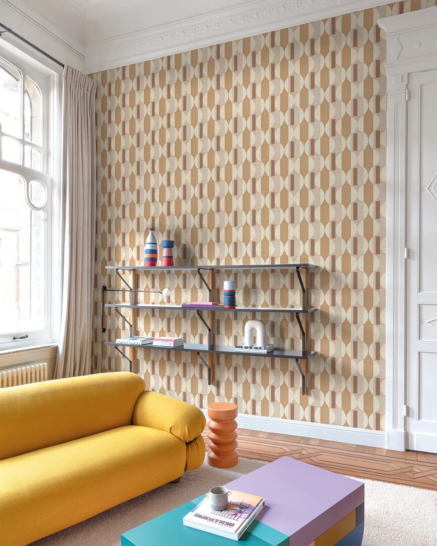 Tapeta geometryczna Grandeco Boutique CU3101 Cumaru