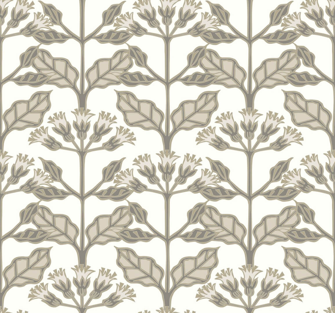Tapeta kwiaty York Wallcoverings AC9114 Tracery Blooms Art & Crafts